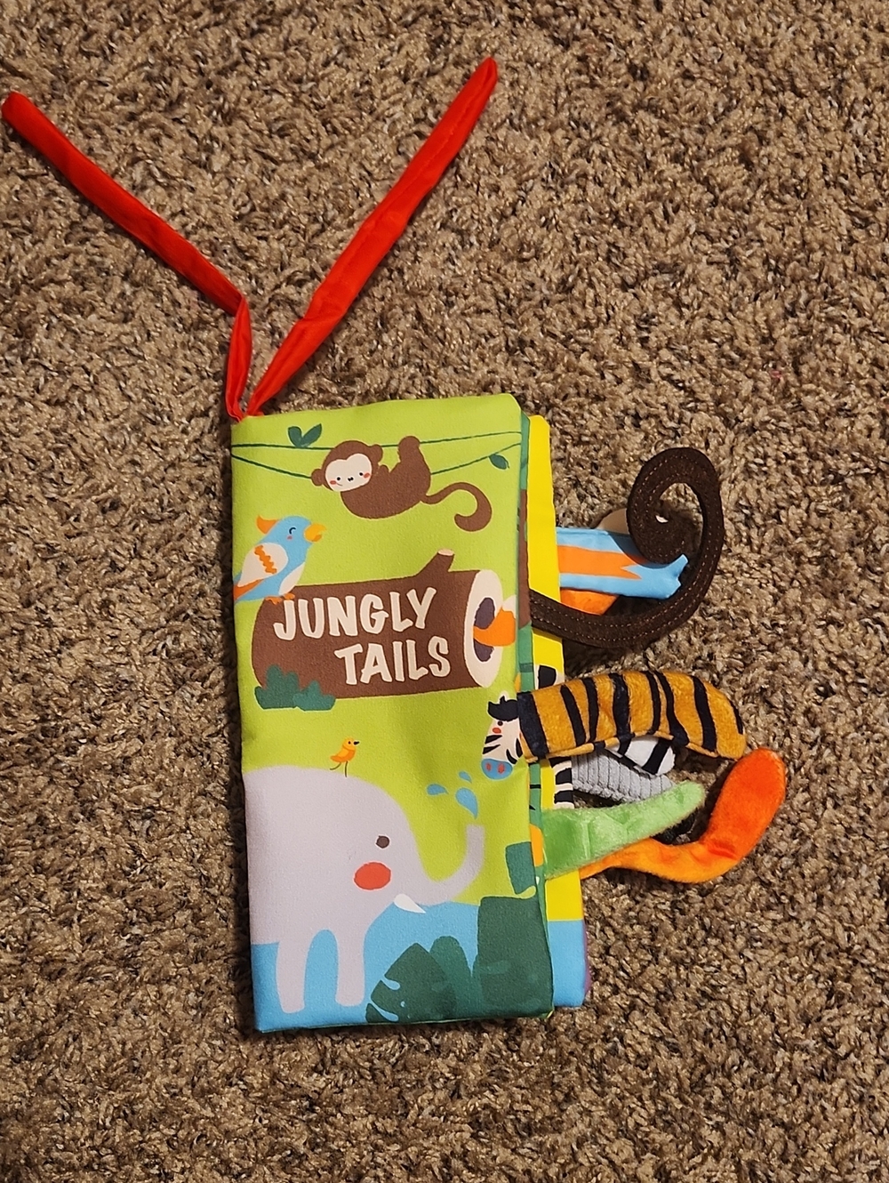 Soft Sensory Crinkle Book - Bright Green